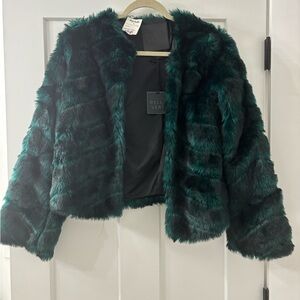 NWT Faux Fur Jacket
